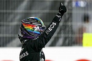 Hamilton to use rainbow helmet livery in remaining F1 races