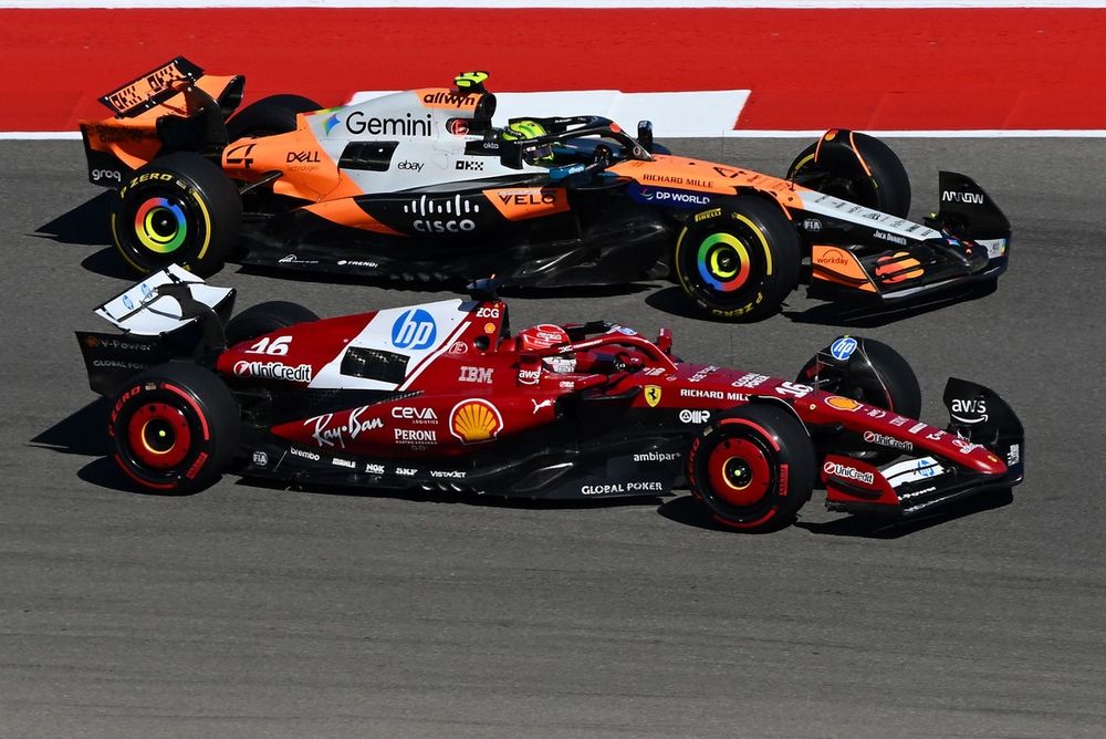 Charles Leclerc, Ferrari, Lando Norris, McLaren