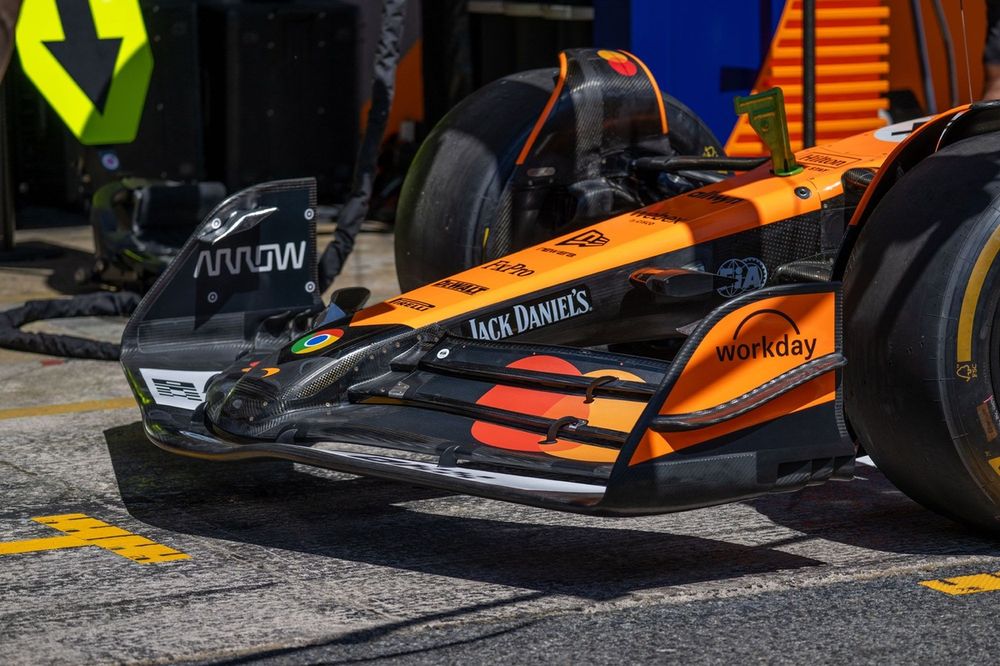 Detalle técnico del McLaren MCL39