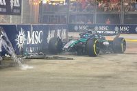 VÍDEO F1: Russell e Lawson batem forte e interrompem 'caótico' segundo treino livre do GP de Singapura
