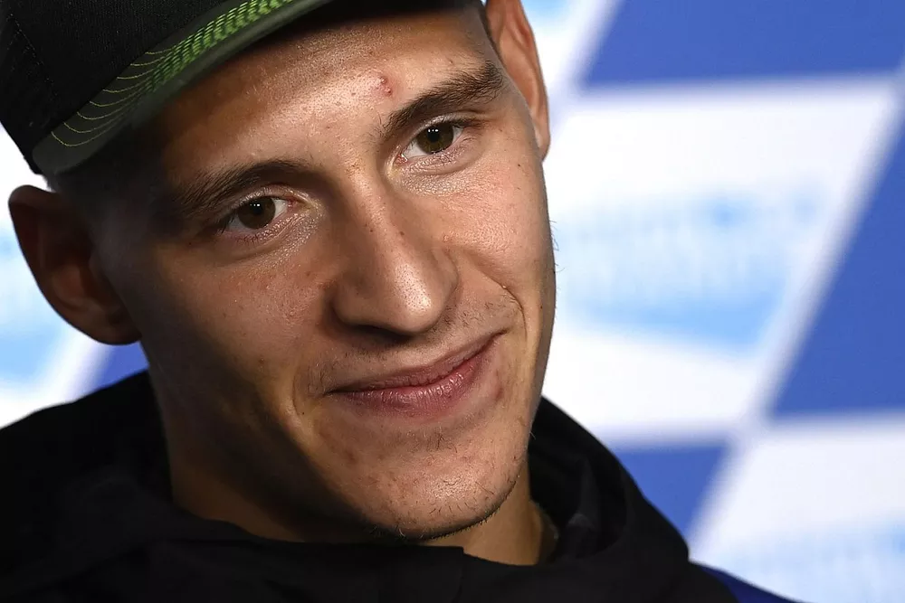 Fabio Quartararo, Yamaha Factory Racing, en conf&eacute;rence de presse