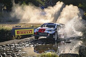 Italy WRC: Ogier grabs lead as Tanak retires after hitting rock