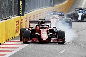 Sainz, autocrítico y con un problema a resolver tras Bakú