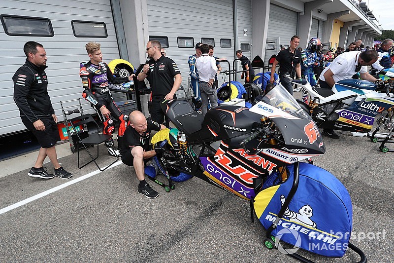 Brand in MotoE-paddock op Red Bull Ring