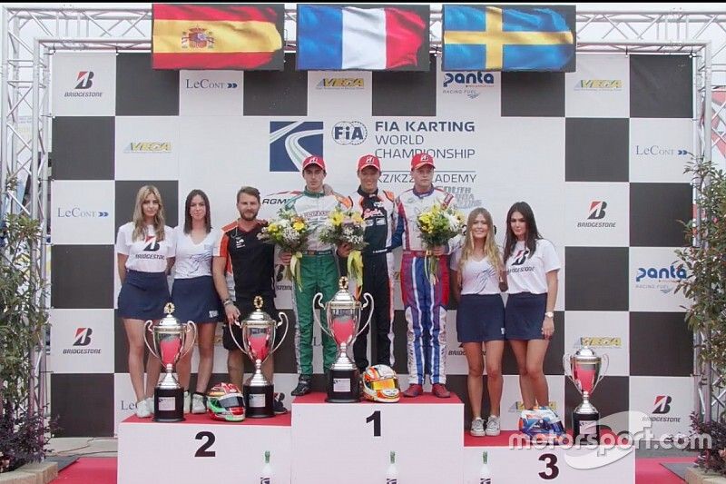 David Vidales, segundo en el 'mundial' de KZ2