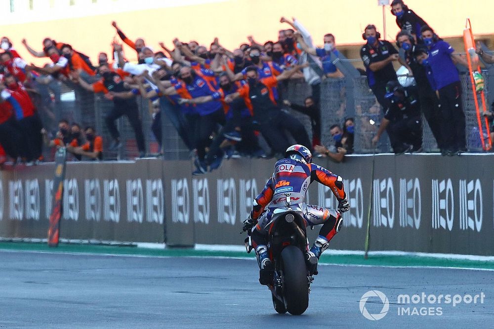 Race winner Miguel Oliveira, Red Bull KTM Tech 3