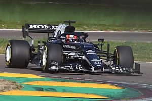 AlphaTauri onthult nieuwe neus tijdens shakedown in Imola