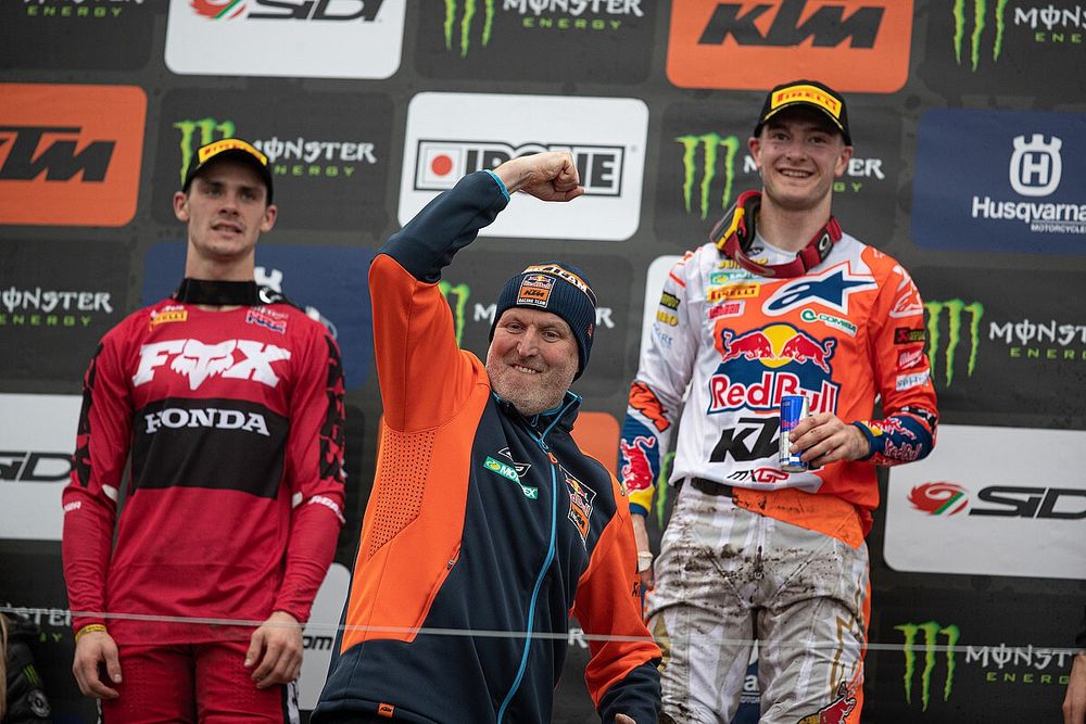 Teambaas Dirk Gruebel van Red Bull KTM Factory Racing voor Jeffrey Herlings, Red Bull KTM Factory Racing