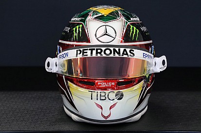 GALERÍA: el casco de Hamilton para el GP de Brasil
