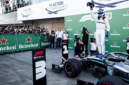 Bottas gana en Japón seguido por Vettel y Hamilton