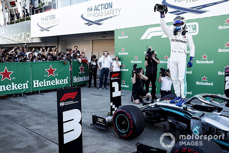 Bottas gana en Japón seguido por Vettel y Hamilton