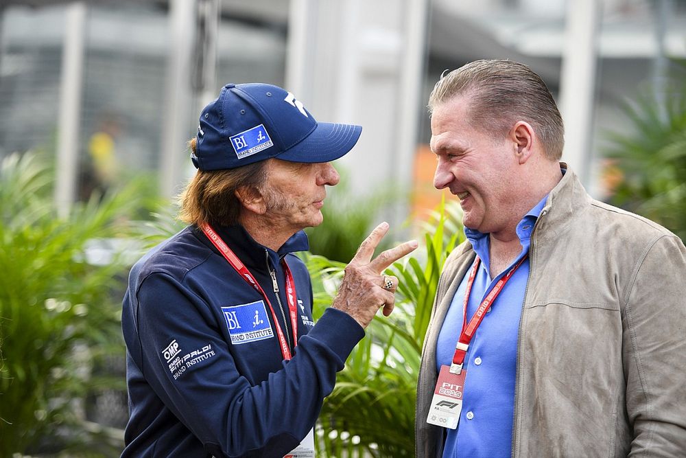 Emerson Fittipaldi and Jos Verstappen