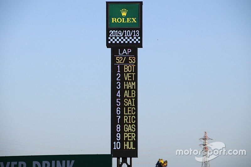 Una falla con la bandera a cuadros altera el top 10 del GP de Japón