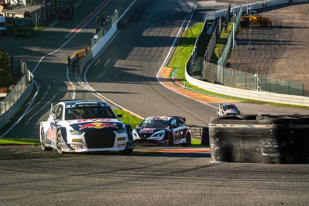 Spa WRX: Kristoffersson leads opening day after surviving contact
