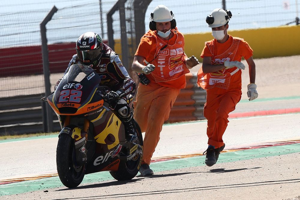 Terjatuh, Sam Lowes Sesalkan Daya Cengkeram Ban Depan