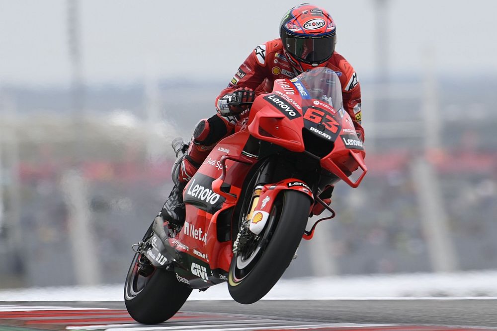 Valentino Rossi Puji Cara Francesco Bagnaia Kendarai Ducati
