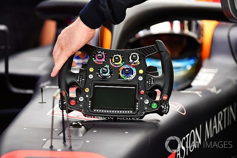 Red Bull Racing RB14 steering wheel