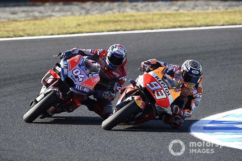 Dovizioso bangga menjadi rival Marquez