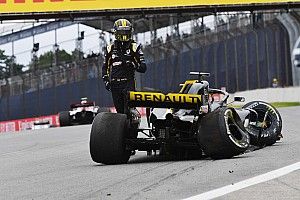 Hulkenberg dice que su choque fue consecuencia de un "pequeño error"