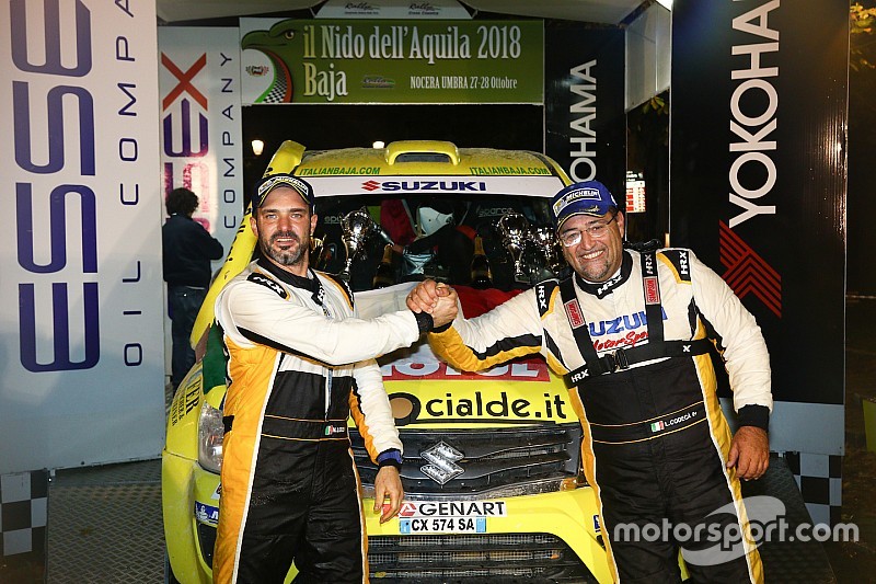 Suzuki campione d'Italia Cross Country con Codecà e Lorenzi che vincono la Baja Il Nido dell'Aquila