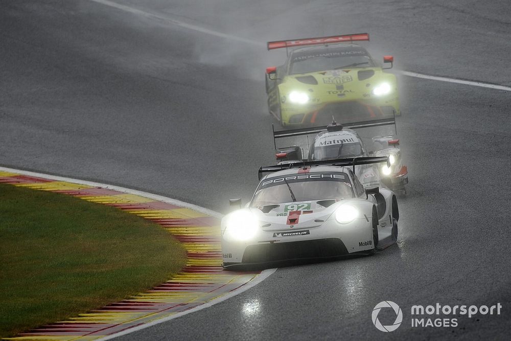 #92 Porsche GT Team Porsche 911 RSR: Michael Christensen, Kevin Estre 