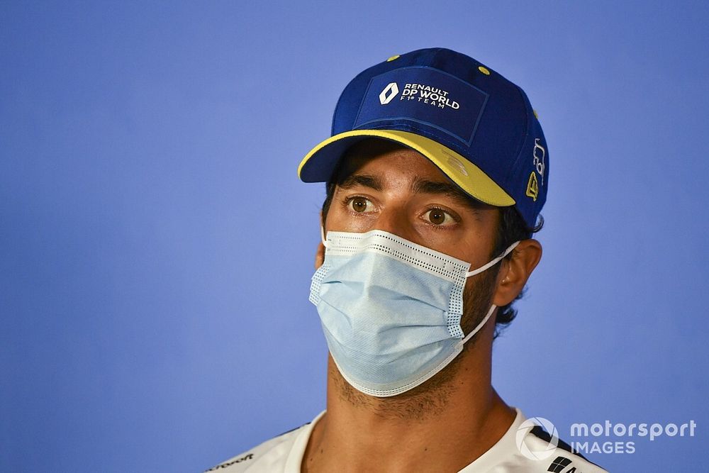 Daniel Ricciardo, Renault F1 Team in the press conference 