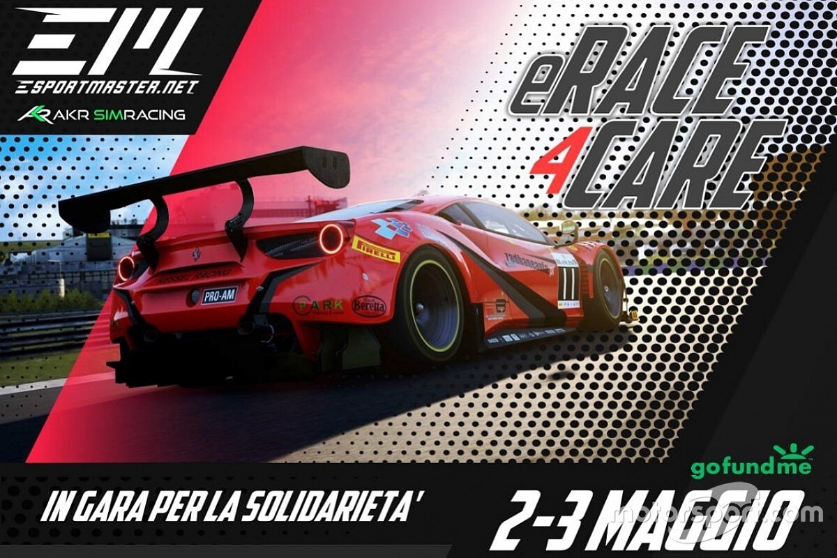 Livestream eRace 4 Care: tanti campioni per la gara di solidarietà