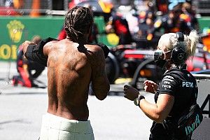 Vídeo: el polémico accidente Hamilton-Albon que enfadó a todos