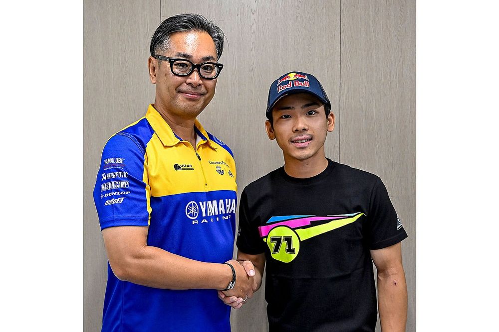 佐々木歩夢、2024年のMoto2昇格が決定！ ヤマハ契約で“VR46