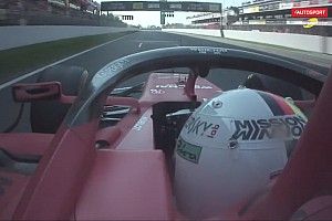 Onboard ronde van Barcelona met zes F1-wagens