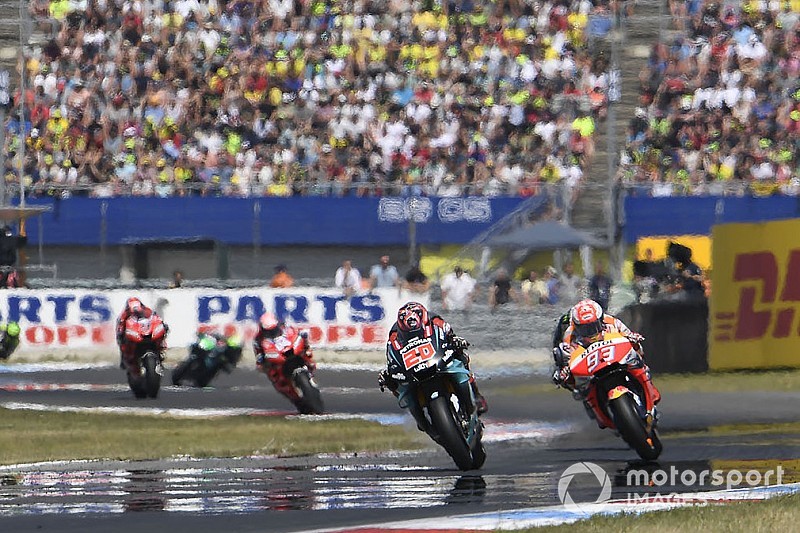 Les secousses de Quartararo, moment "effrayant" pour Márquez