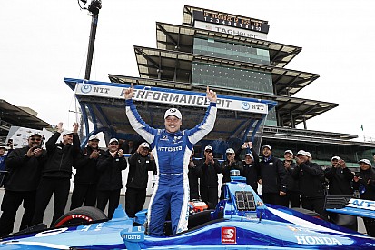 Rosenqvist obtiene la pole en Indianápolis