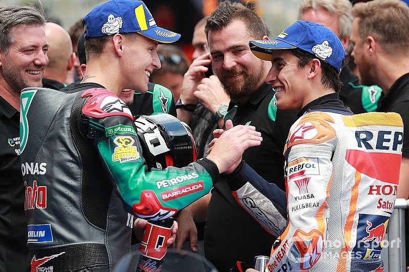 Quartararo: "Quitarle un récord a Márquez es un premio extra"