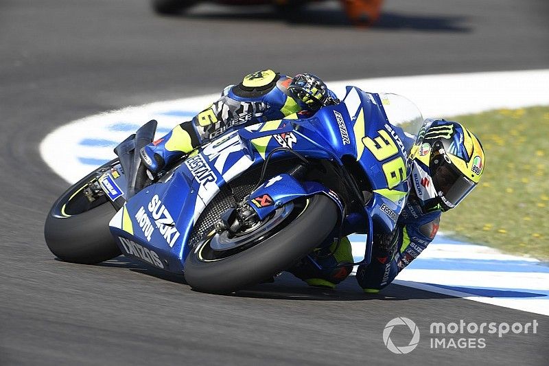 Mir, tras tirarse de la moto en la curva 1: "El muro está muy cerca"