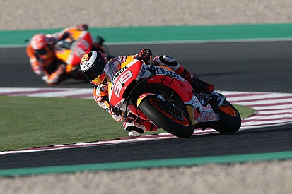 Marquez surprised by Lorenzo on Honda practice debut