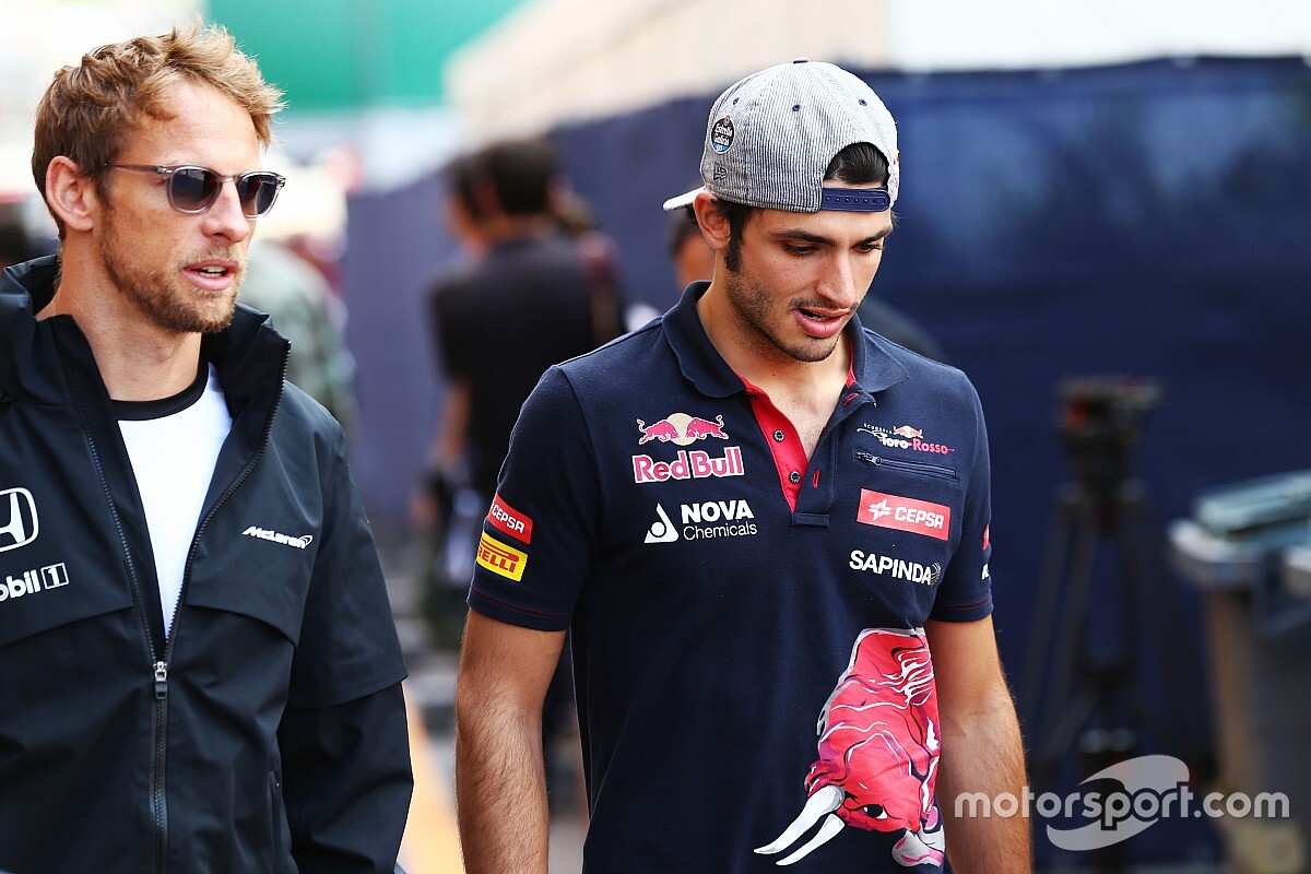 Button elogia Sainz e vê erro em contratação de espanhol pela Ferrari