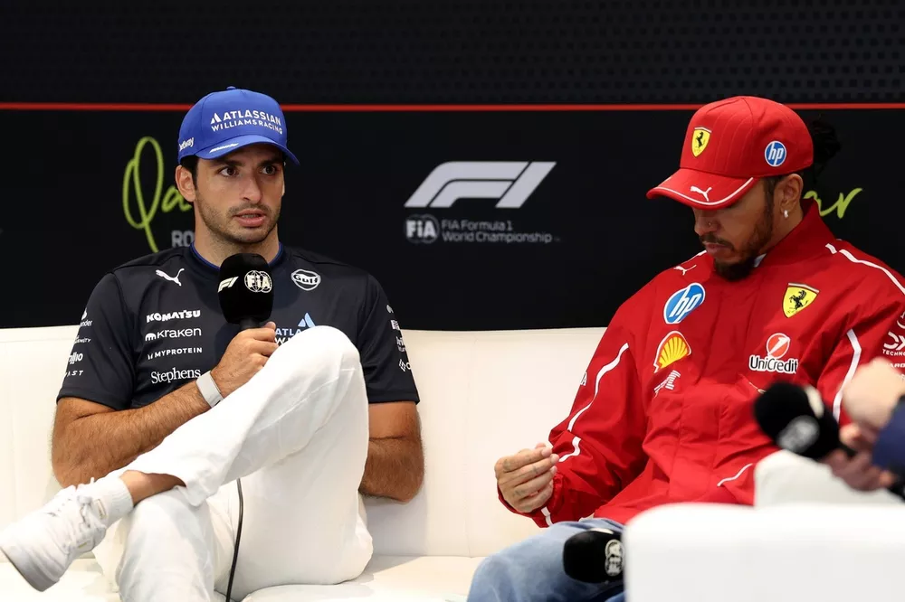 Lewis Hamilton, Ferrari, Carlos Sainz, Williams