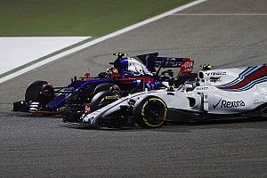 Sainz sobre su accidente con Stroll: "No me ha debido de ver"