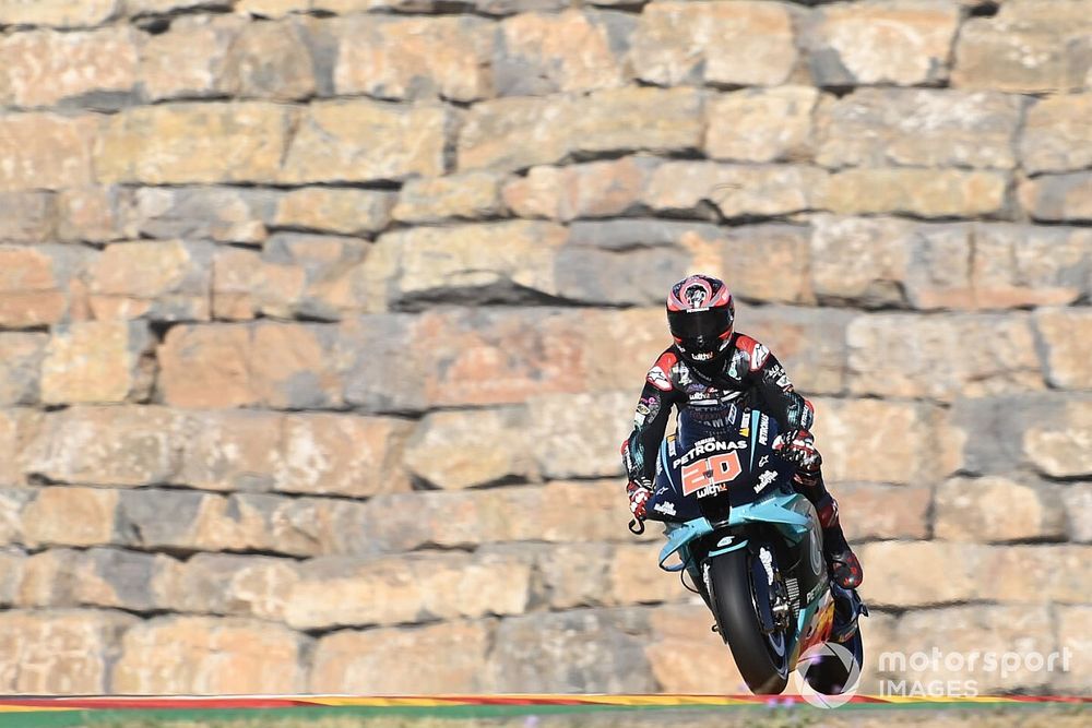 Aragon MotoGP: Quartararo, sakatlığına rağmen pole pozisyonunu aldı!