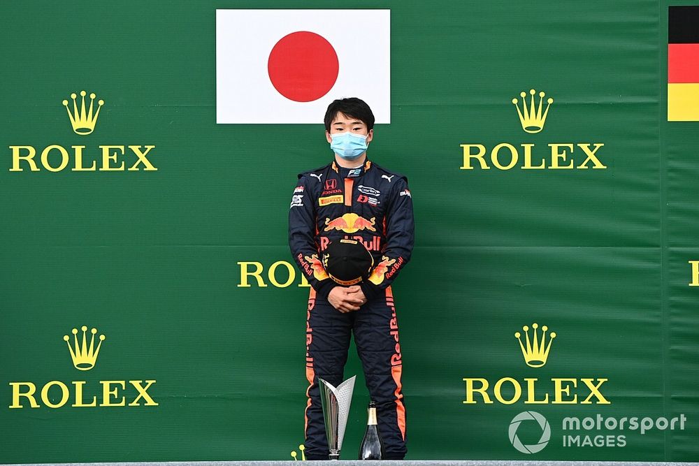 角田裕毅、今季2勝目で一躍タイトル候補に浮上も「プレッシャーはあまり感じていない」