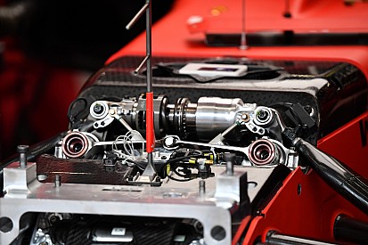 A Ferrari első felfüggesztése változott a legkevesebbet az élcsapatok közül
