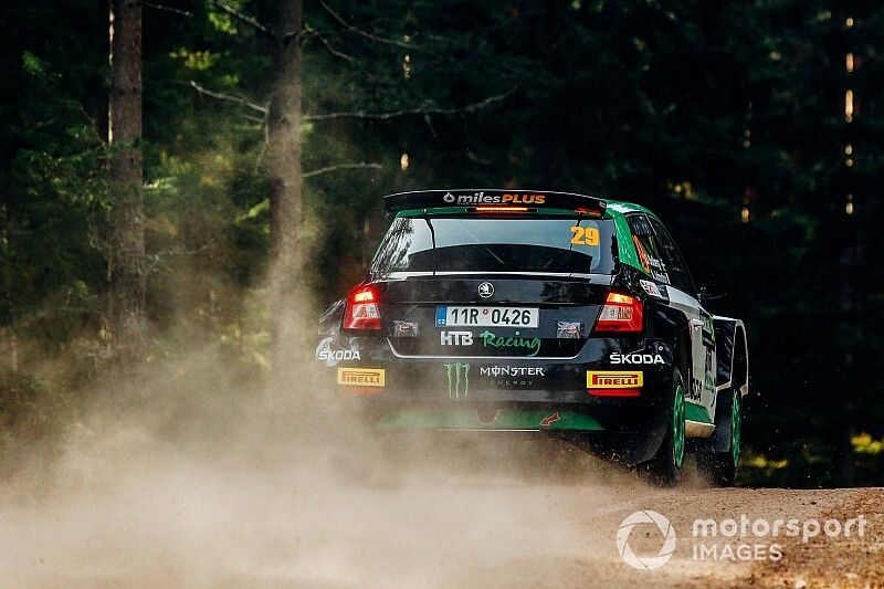 Oliver Solberg, Aaron Johnston, Skoda Fabia Evo