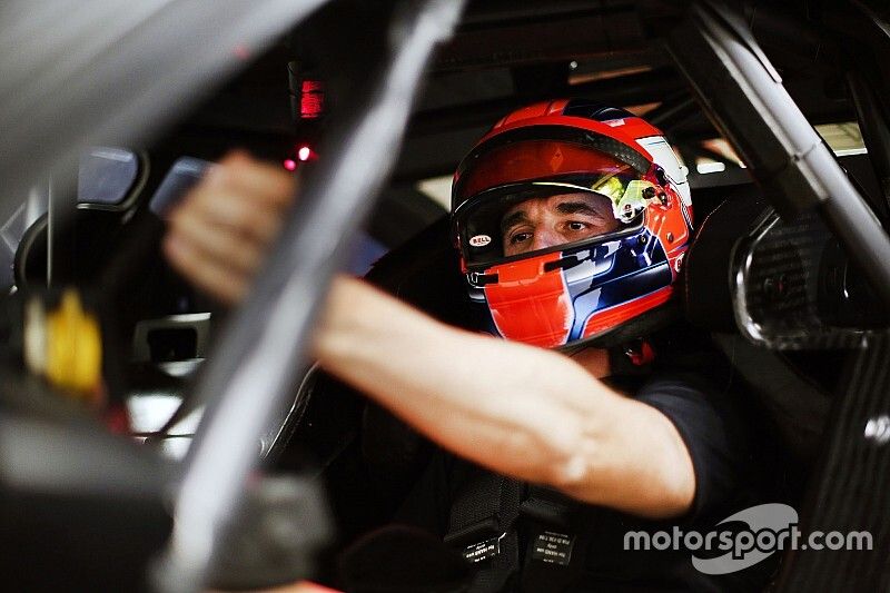 Robert Kubica im DTM-Simulator von BMW