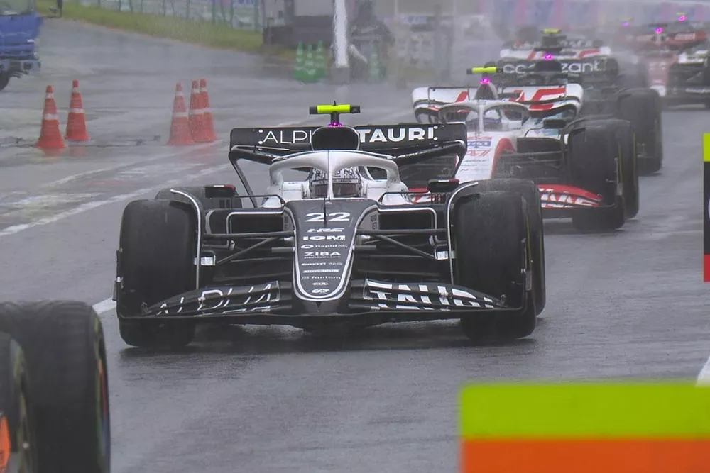 Bandera roja en la carrera de Japón 2022 de F1