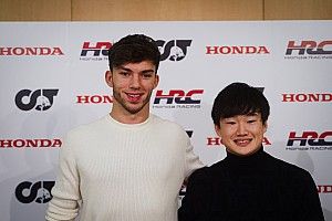 ”ツノガス”最後の記者会見「F1キャリアベストなチームメイト」とガスリーの角田評。惜別も来季はクラッシュ上等バトルを予想