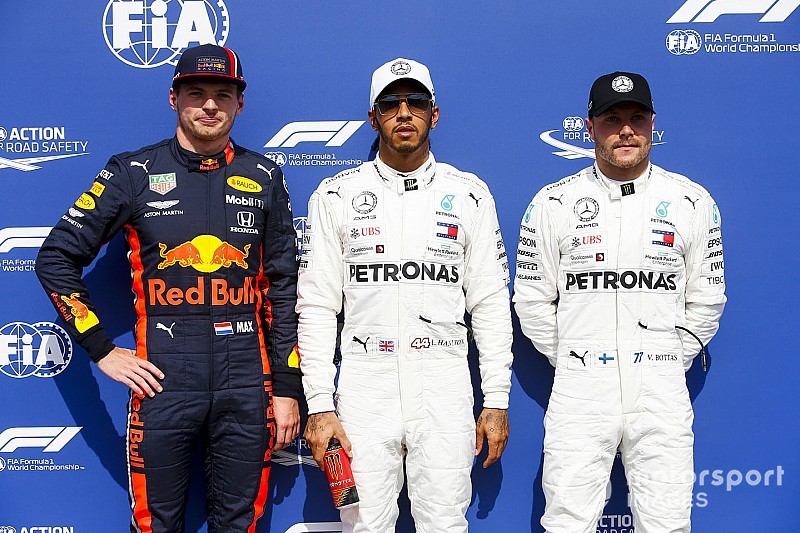 Starting grid F1 GP Jerman 2019