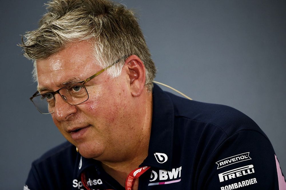 Otmar Szafnauer, Director del Equipo y CEO, Racing Point, en la Conferencia de Prensa de los Directores de Equipo
