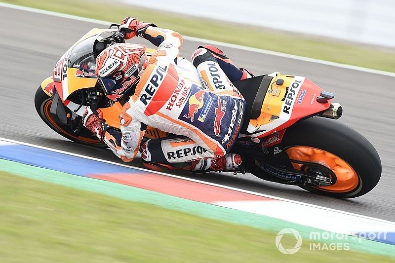 Márquez no perdona ni el aperitivo en Argentina