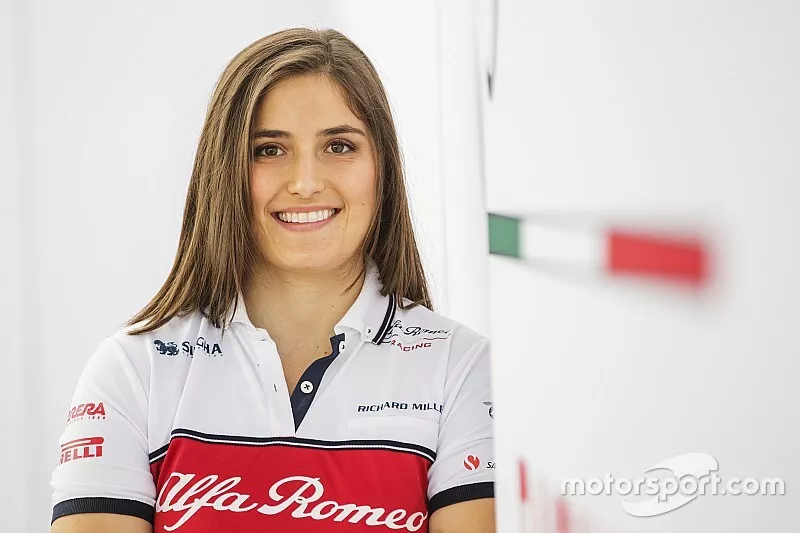 Tatiana Calderón, Alfa Romeo Racing, piloto de prueba