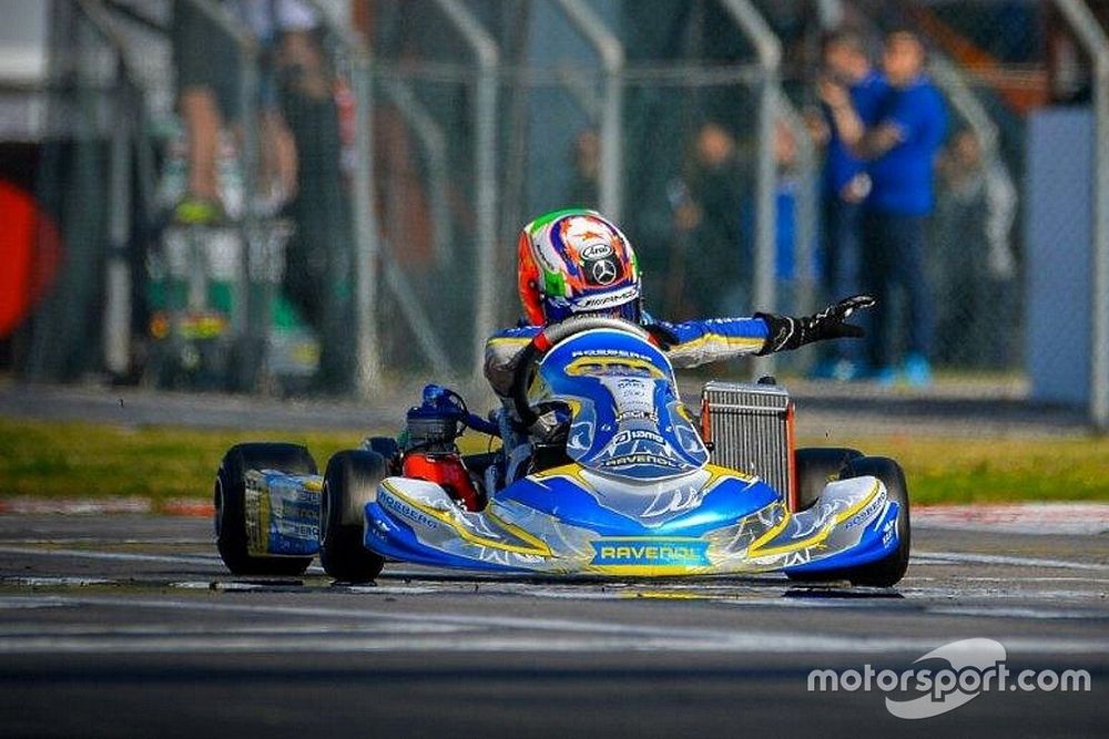 Paura per Antonelli al mondiale di kart a Portimao